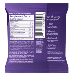 Medterra Sleep Tight Blackberry Lemonade CBD Gummies 5pk 25mg - The Society 
