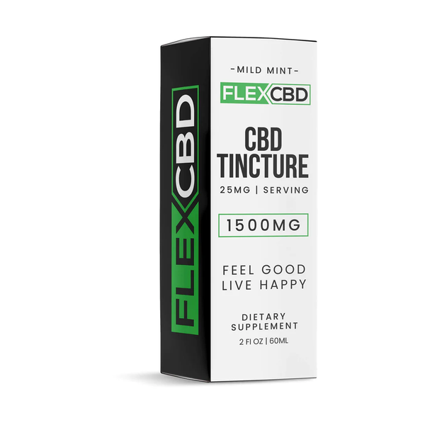 FLEXCBD- CBD Infused Tincture 1,500mg 60ML - The Society 