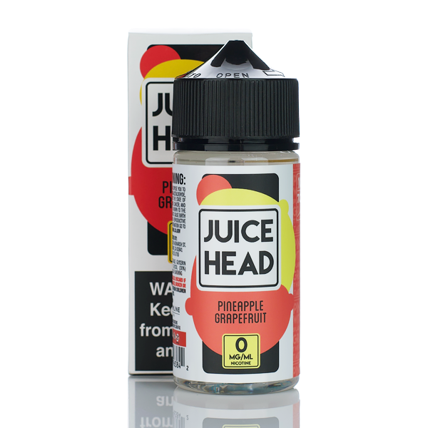 Juice Head- Pineapple Grapefruit 0mg- 100ML - The Society 