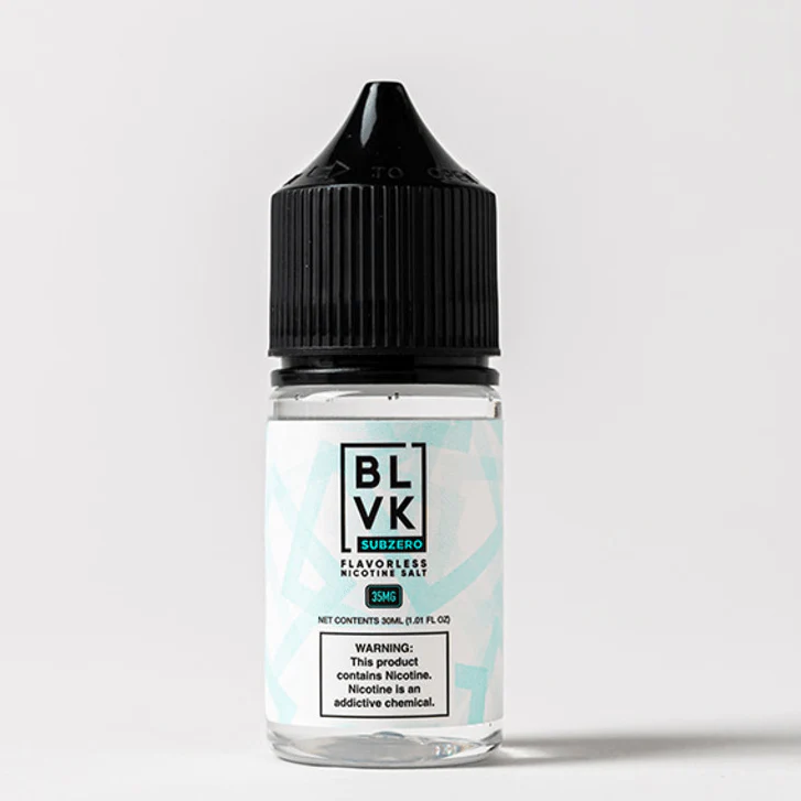 BLVK Sub Zero- Flavorless 35mg - The Society 