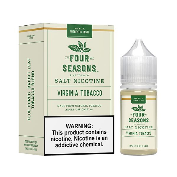 Four Seasons Salts Series, 30mL - 30mg, Assorted - The Society 