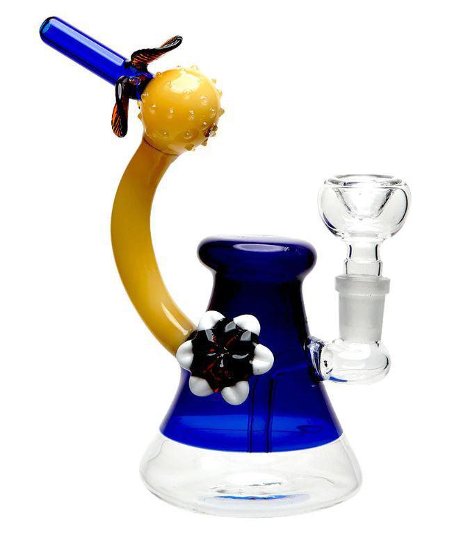 8" Pineapple Telescope Bubbler - Color May Vary - The Society 