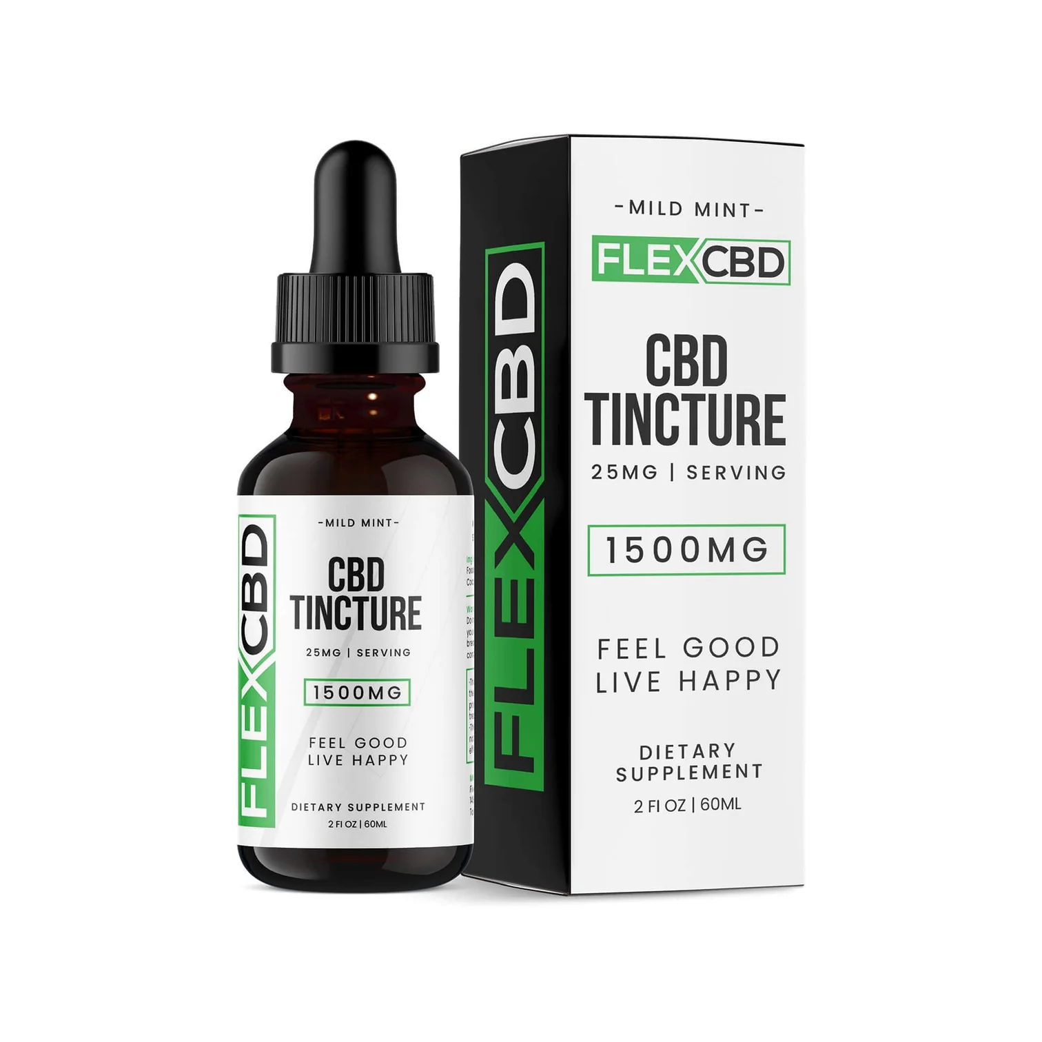 FLEXCBD- CBD Infused Tincture 1,500mg 60ML - The Society 