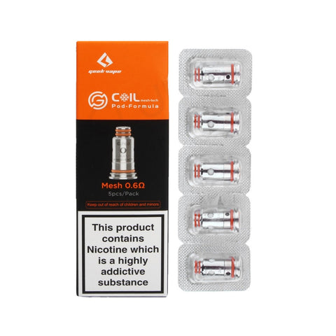 GEEK VAPE G 0.6 Mesh Coil 0.6 Ohm (5 pack) - The Society