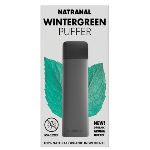 Organic Natranal Wintergreen Aromatherapy Inhaler Puffer - The Society 