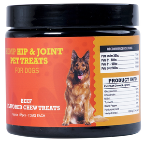 HEMP HIP & JOINT PET TREATS - BEEF FLAVORED - The Society 