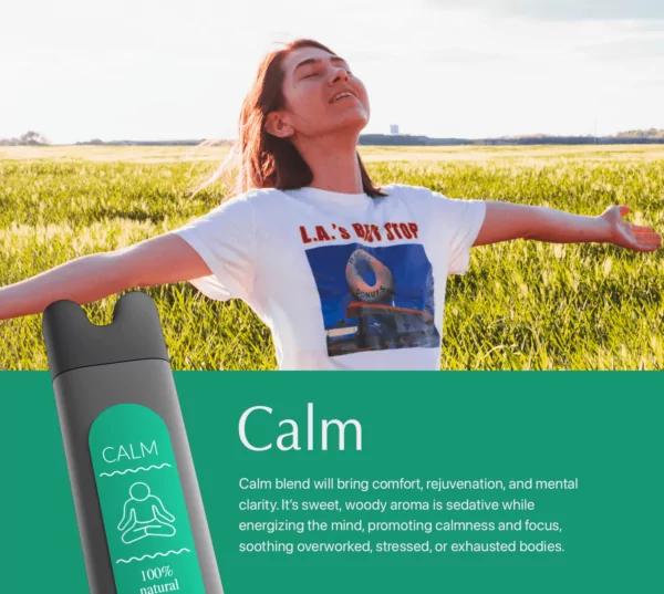 Natranal Organic Calm Nasal Aromatherapy Inhaler - The Society 