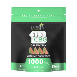 Kurativ- Full Spectrum CBD+CBG 1,000MG Gummies - The Society 