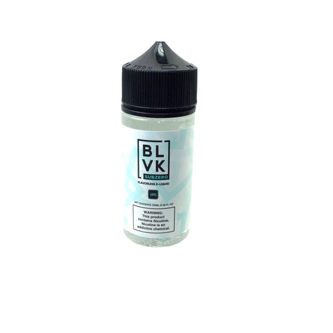 BLVK SubZero- Flavorless 6mg 100ml - The Society