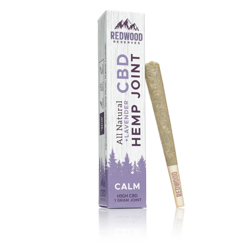 REDWOOD RESERVES - All Natural + Lavender CBD Hemp Joint - Calm - The Society 