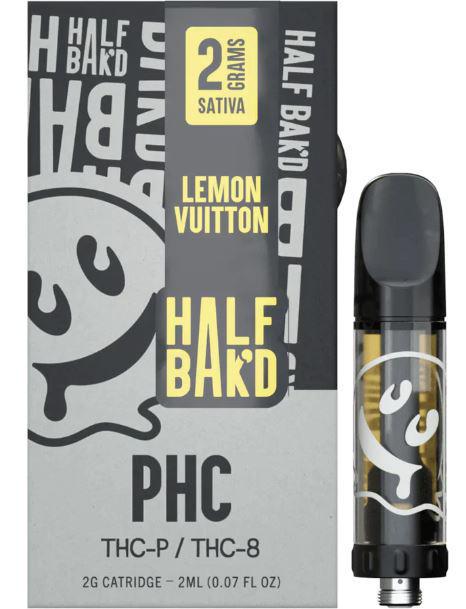 Half Bak'd THC-P Cartridge 2g - Lemon Vuitton - The Society 