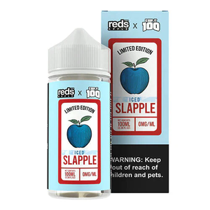 Reds Apple- Limited Edition - Ice SLAPPLE 0mg 100ml - The Society 