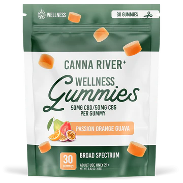 Canna River- Broad Spectrum CBD/CBG Wellness Gummies - The Society 