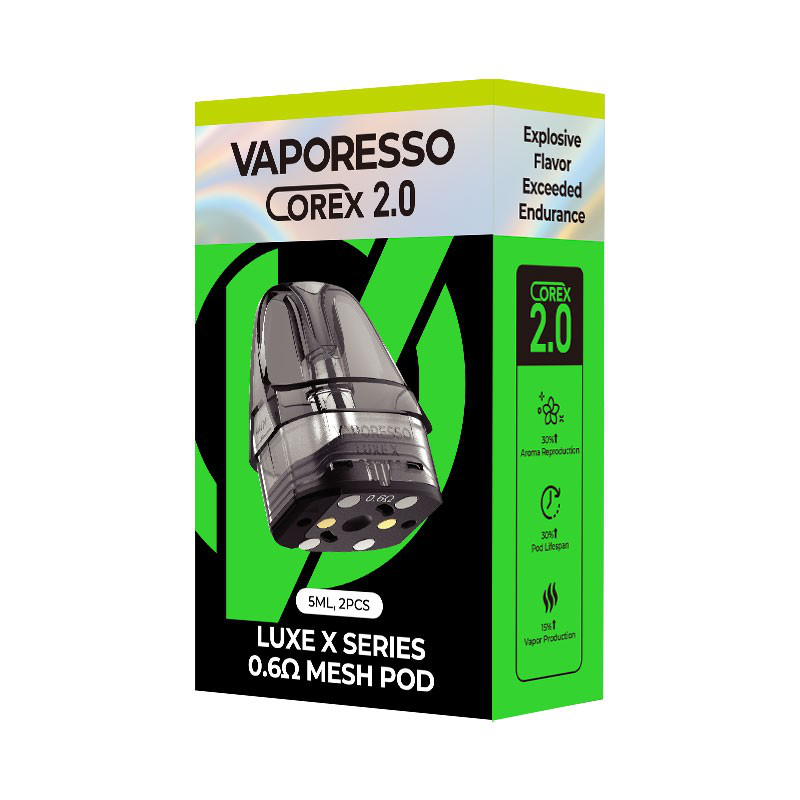 Vaporesso Luxe X Pod 0.6ohm (2/Pack)- Corex 2.0 - The Society 