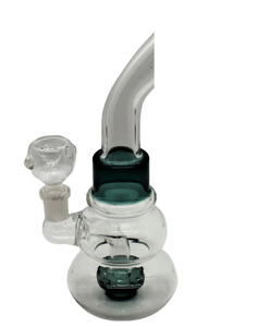 8" Oval Beaker Bubbler - Color May Vary - The Society 