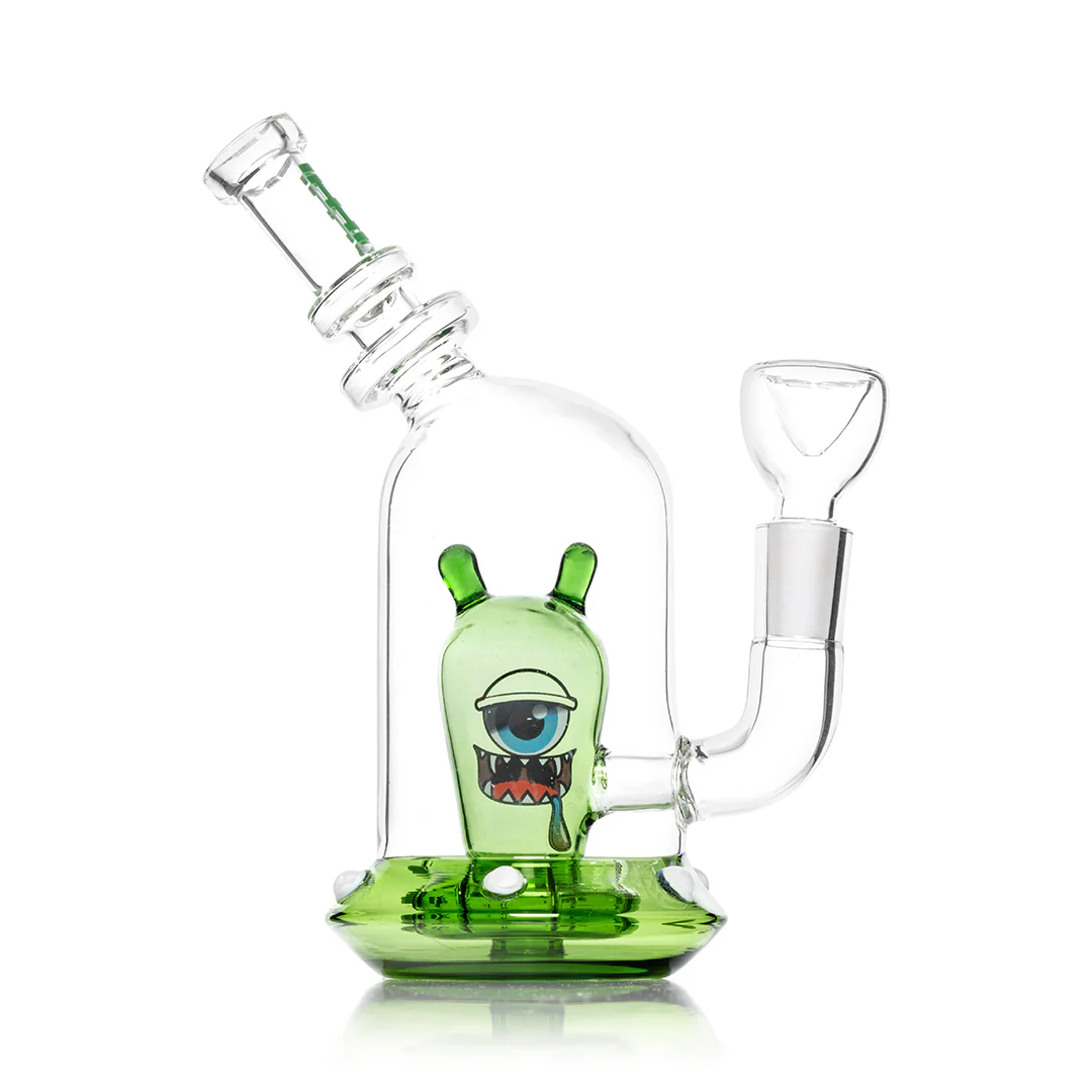 Hemper 7" Green Space Monster Bong - The Society 