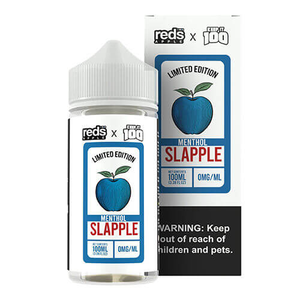 Reds Apple- Limited Edition - SLAPPLE Menthol 0mg 100ml - The Society 