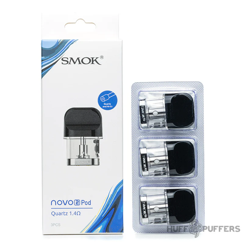 Smok - Novo 2 Pod Quartz 1.4 ohm (Pack of 3) - The Society 