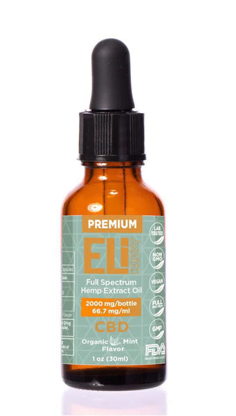 ELi Ruby- Full Spectrum Hemp Extract Oil CBD- 2,000mg - The Society 