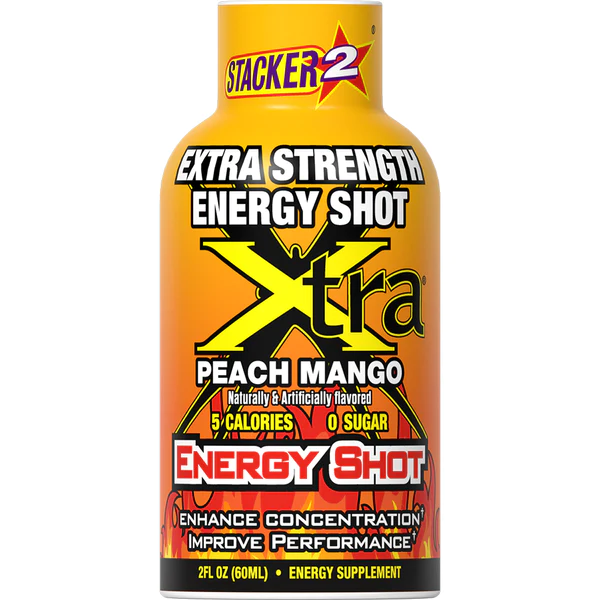 Xtra- Peach Mango extra strength energy shot - The Society 