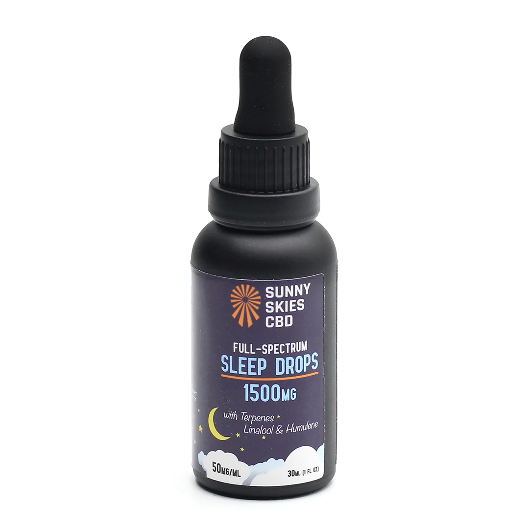 Sunny Skies CBD- Full Spectrum CBD Sleep Drops 1,500mg - The Society 