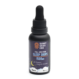 Sunny Skies CBD- Full Spectrum CBD Sleep Drops 1,500mg - The Society 