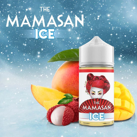 Mamasan Nic Salt 0mg Bruce Leechee ice - The Society 