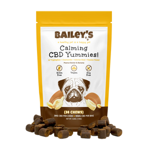 Bailey's CBD Calming Yummies 3mg - Peanut Butter Banana - The Society 