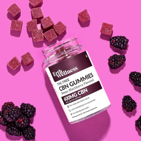 Erth Wellness - CBN Gummies - Sleepy Blackberry 600mg - The Society 