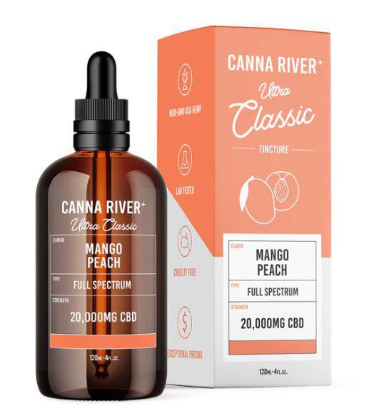 20,000mg Full Spectrum CBD, 120mL Bottle - Mango Peach - The Society 