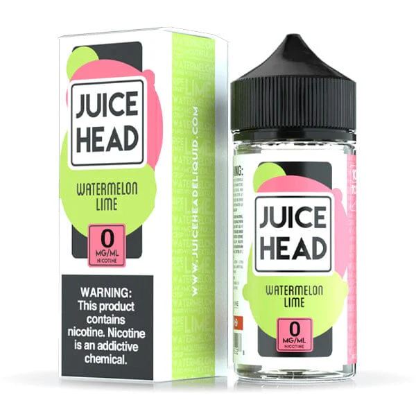 Juice Head- Watermelon Lime 0mg- 100ML - The Society 