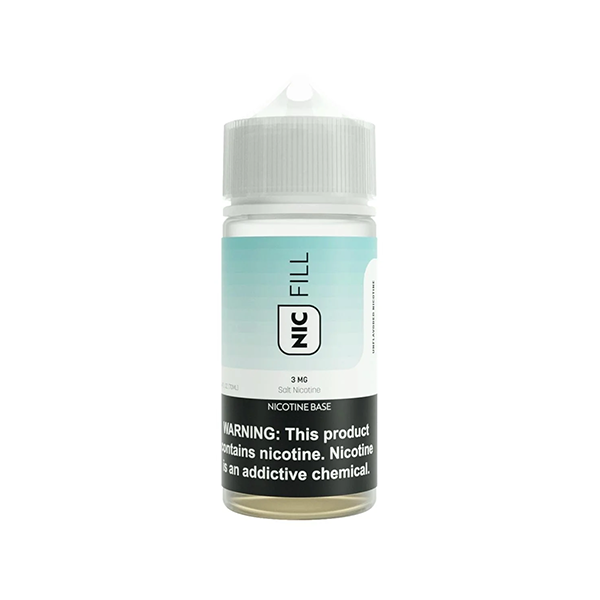Nic Fill Unflavored Nicotine Concentrate 3mg & 6mg- 70mL- Assorted - The Society 