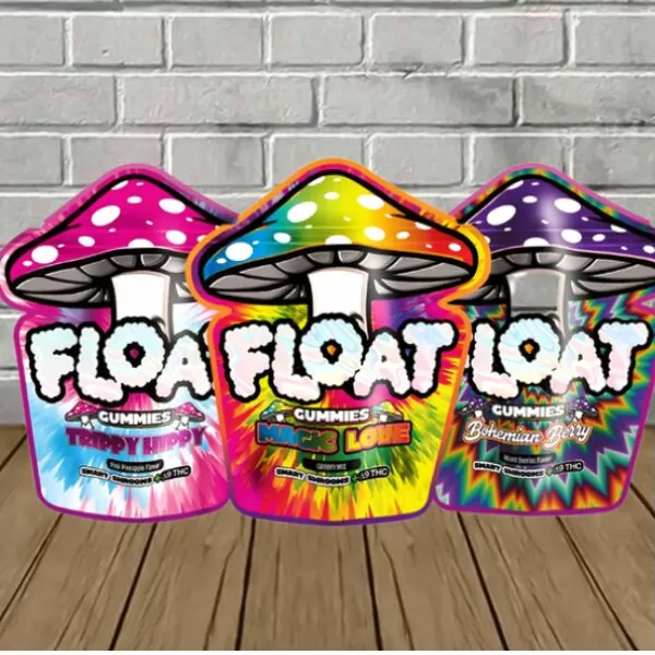 FLOAT INDUSTRIES D9 SMART SHROOM GUMMIES 100MG- Various - The Society 