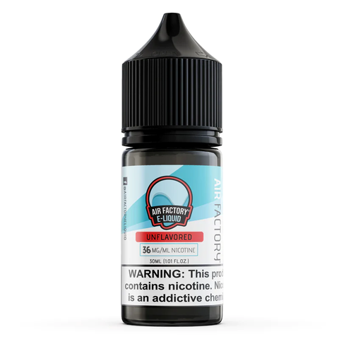 Air Factory Salt Series 36mg- 30mL- Unflavored - The Society 