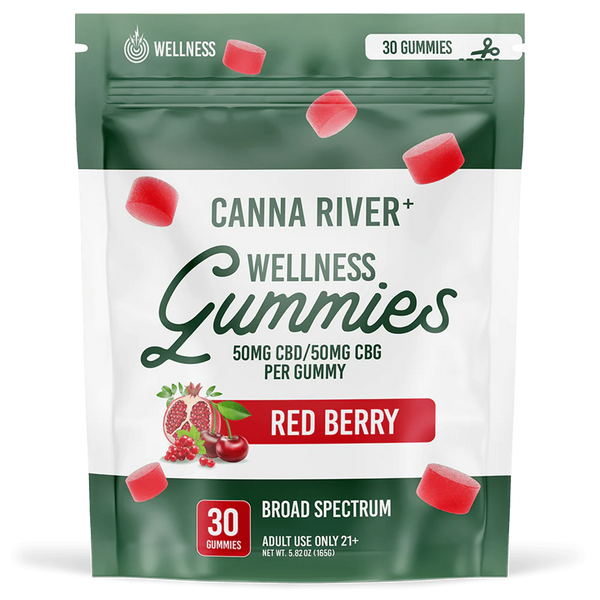 Canna River- Broad Spectrum CBD/CBG Wellness Gummies - The Society 