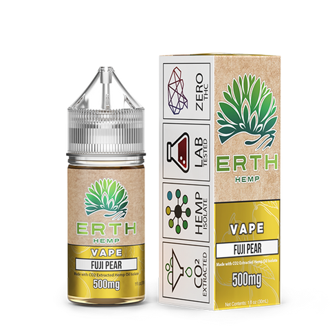 ERTH Hemp CBD Vape Juice 500 MG - FUJI PEAR - The Society 