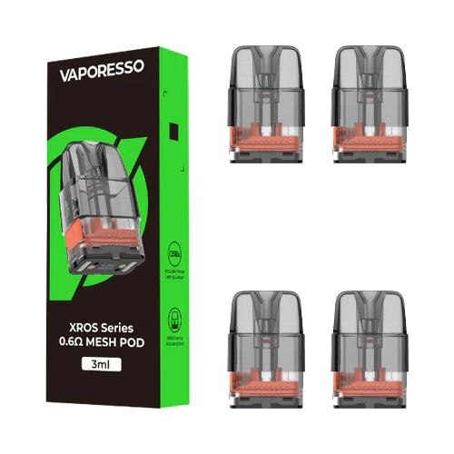 Vaporesso Xros 0.6 Ohm Pod (4pk)- 3mL - The Society 