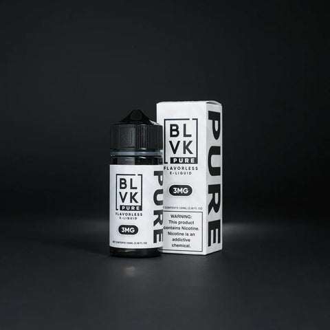BLVK- Flavorless Freebase Size: 100ML Bottles Nicotine: 3MG - The Society