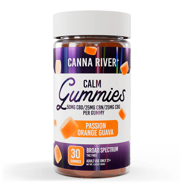 Canna River - CBD Calm Gummies 3000mg Total CBD/CBN - Broad Spectrum - The Society