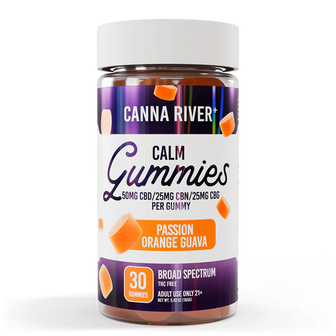 Canna River - CBD Calm Gummies 3000mg Total CBD/CBN - Broad Spectrum - The Society
