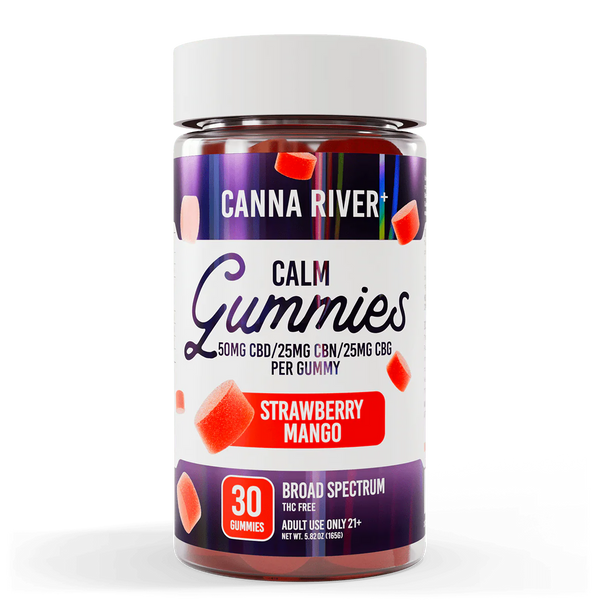 Canna River - CBD Calm Gummies 3000mg Total CBD/CBN - Broad Spectrum - The Society