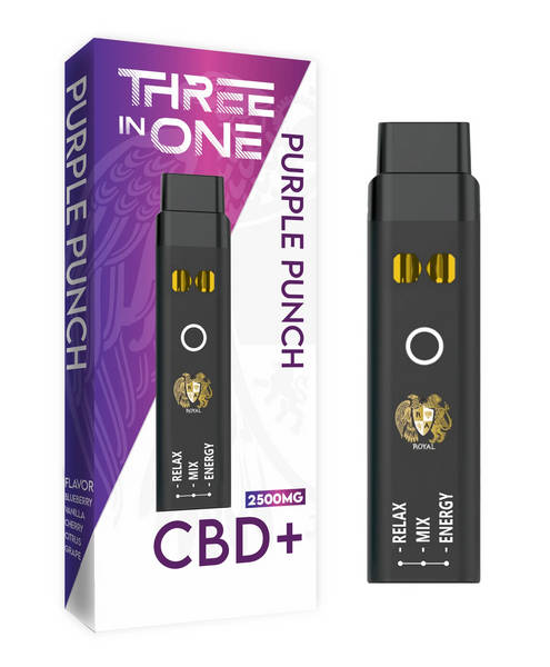 RA ROYAL 3IN1 switch - CBD Disposable + Relax + Mix + Energy - The Society