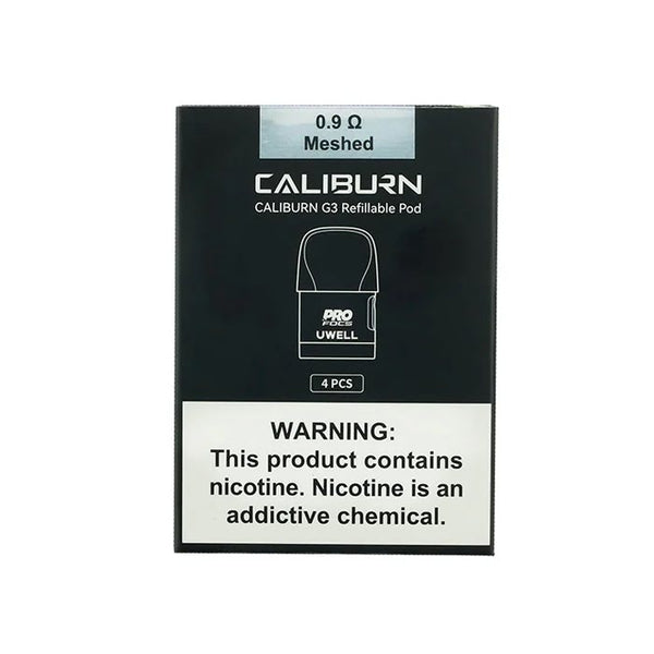 Caliburn G3- Refillable Pod (4pcs)- Assorted - The Society