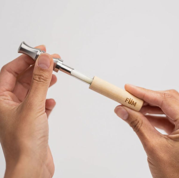 FÜM Prominent - Flavored Air Device Kit - Maple/Stainless Steel - The Society
