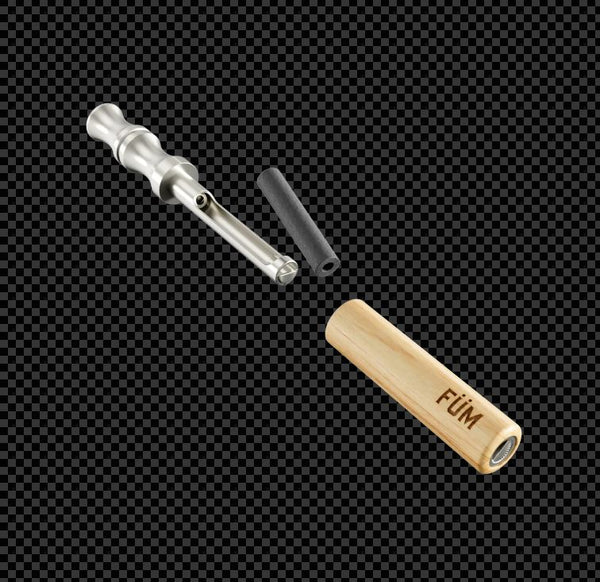 FÜM Prominent - Flavored Air Device Kit - Maple/Stainless Steel - The Society