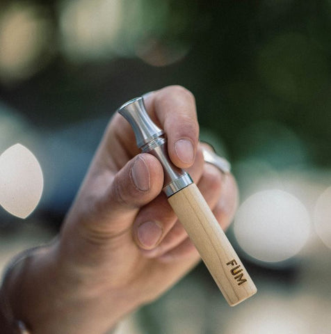FÜM Prominent - Flavored Air Device Kit - Maple/Stainless Steel - The Society