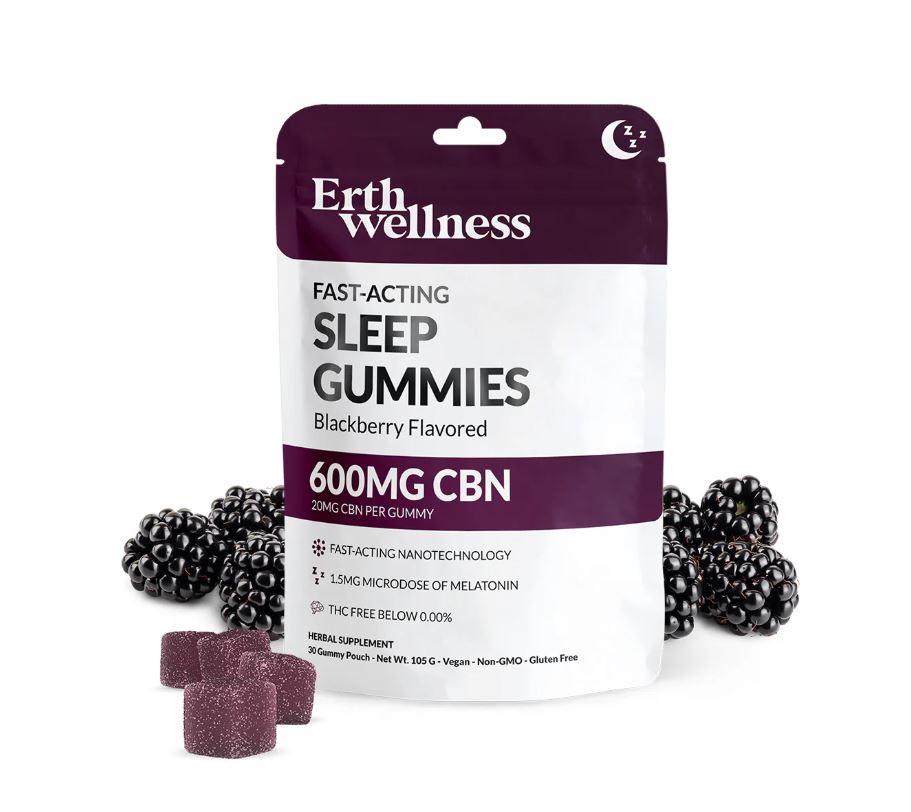 Erth Wellness - CBN Gummies - Sleepy Blackberry 600mg