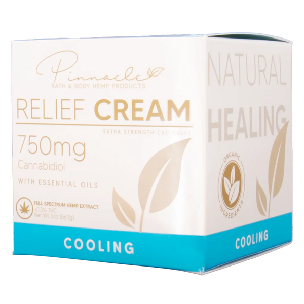 Pinnacle Hemp - Cooling Relief Cream - 750mg CBD - The Society