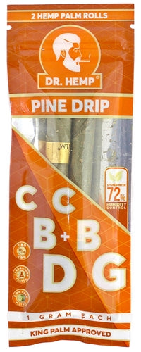 Dr. Hemp - 2 Pack CBD + CBG Palm Rolls - 2 GMS - Assorted Prerolls - The Society