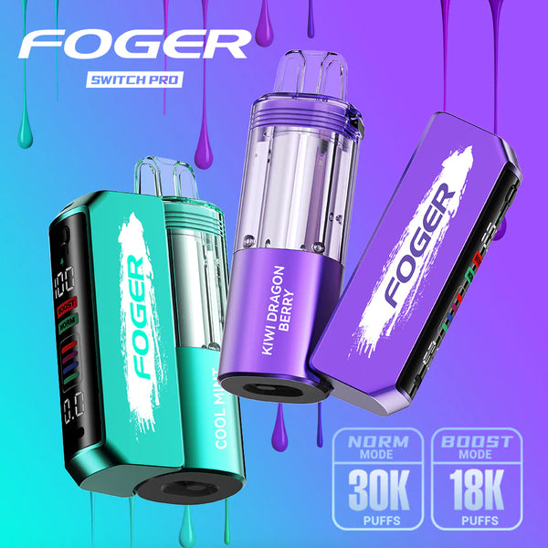 Foger - Switch Pro - Pod Only - 30,000 Puffs - Clear - The Society